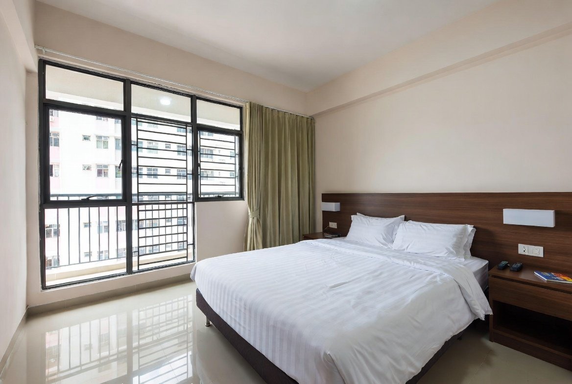 Spotless cleaned room in Singapore